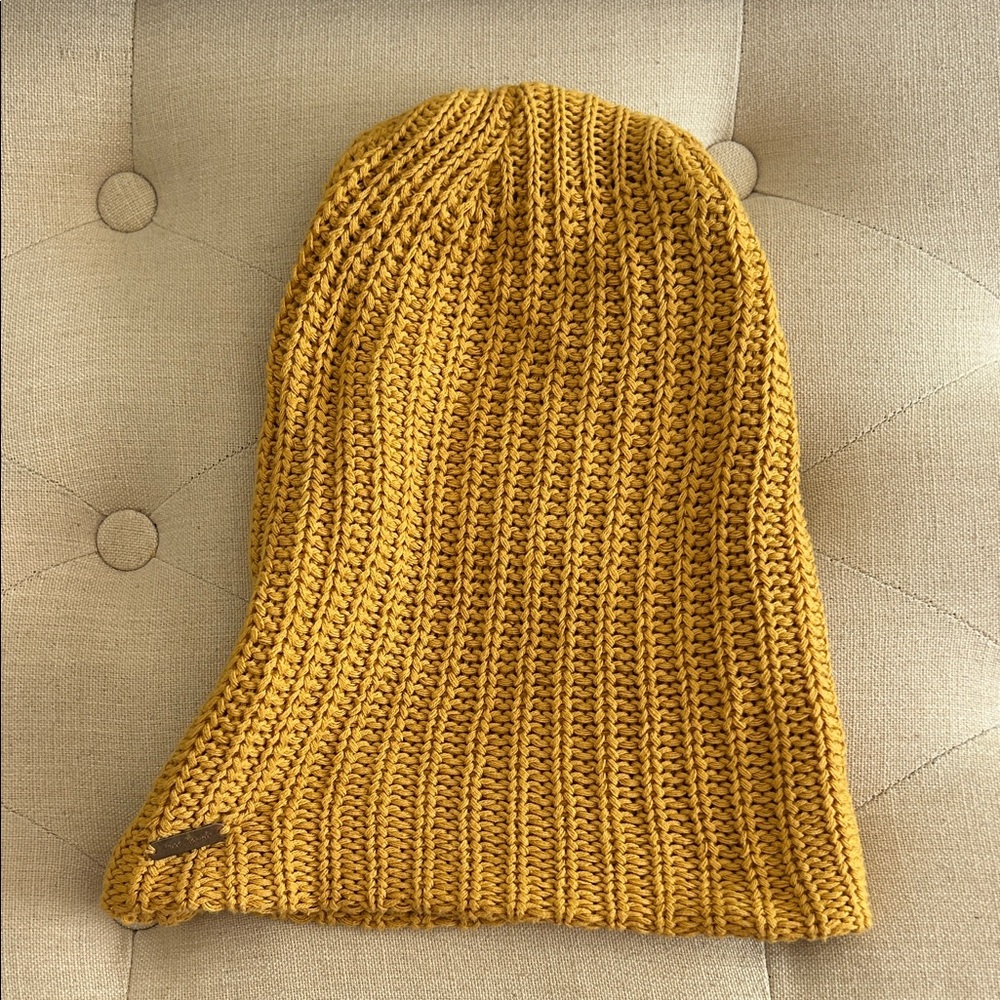 Free People Golden Knit Slouch  Beanie